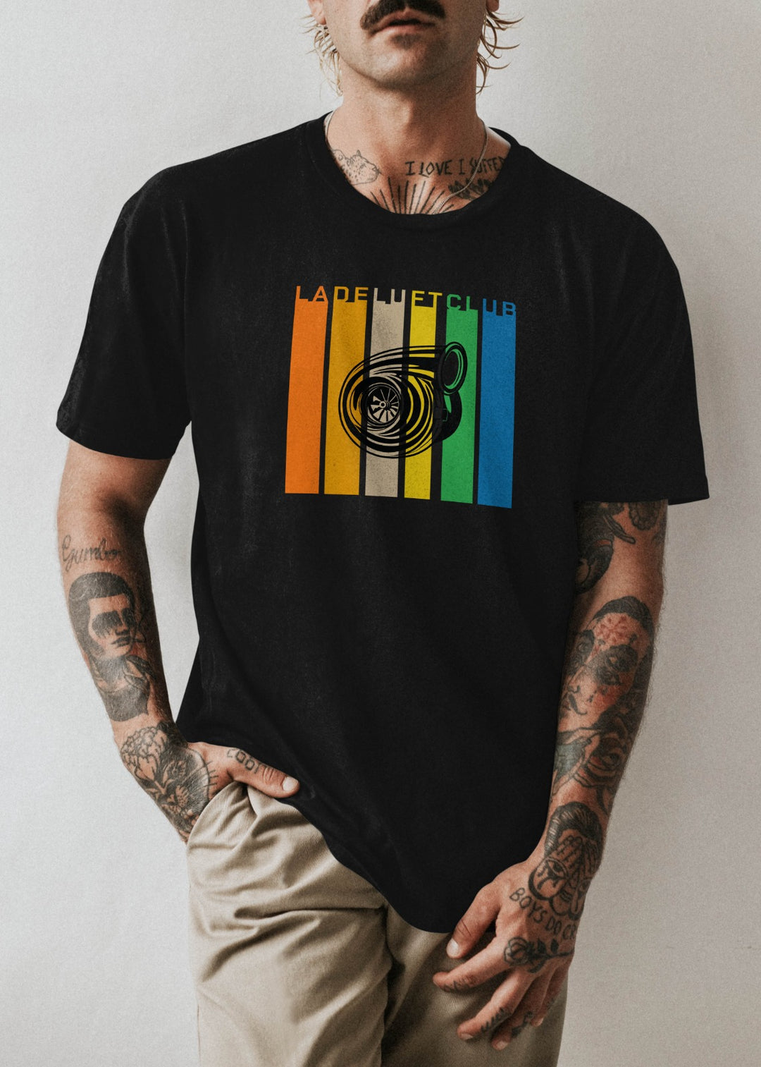 "TURBOCOLOR" LLC BLACK T-SHIRT