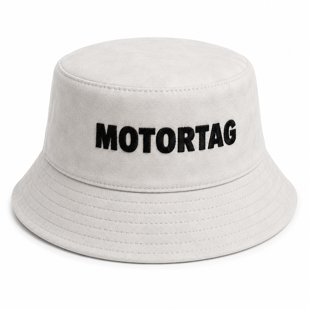 MOTORTAG BUCKET HAT white
