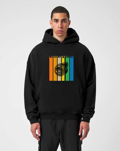 "TURBOCOLOR" LLC BLACK HOODIE